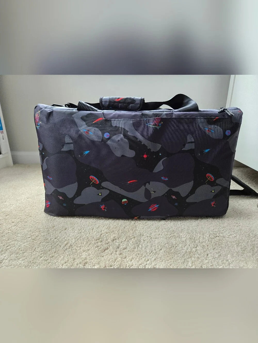 0Billionaire Boys Club Private Label Black Graphic Duffel Bag, Limited Edition